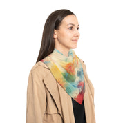 Vibrant Splash - Poly Scarf