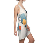 Whimsical abstract - Women's Cut & Sew Racerback Dress (AOP)