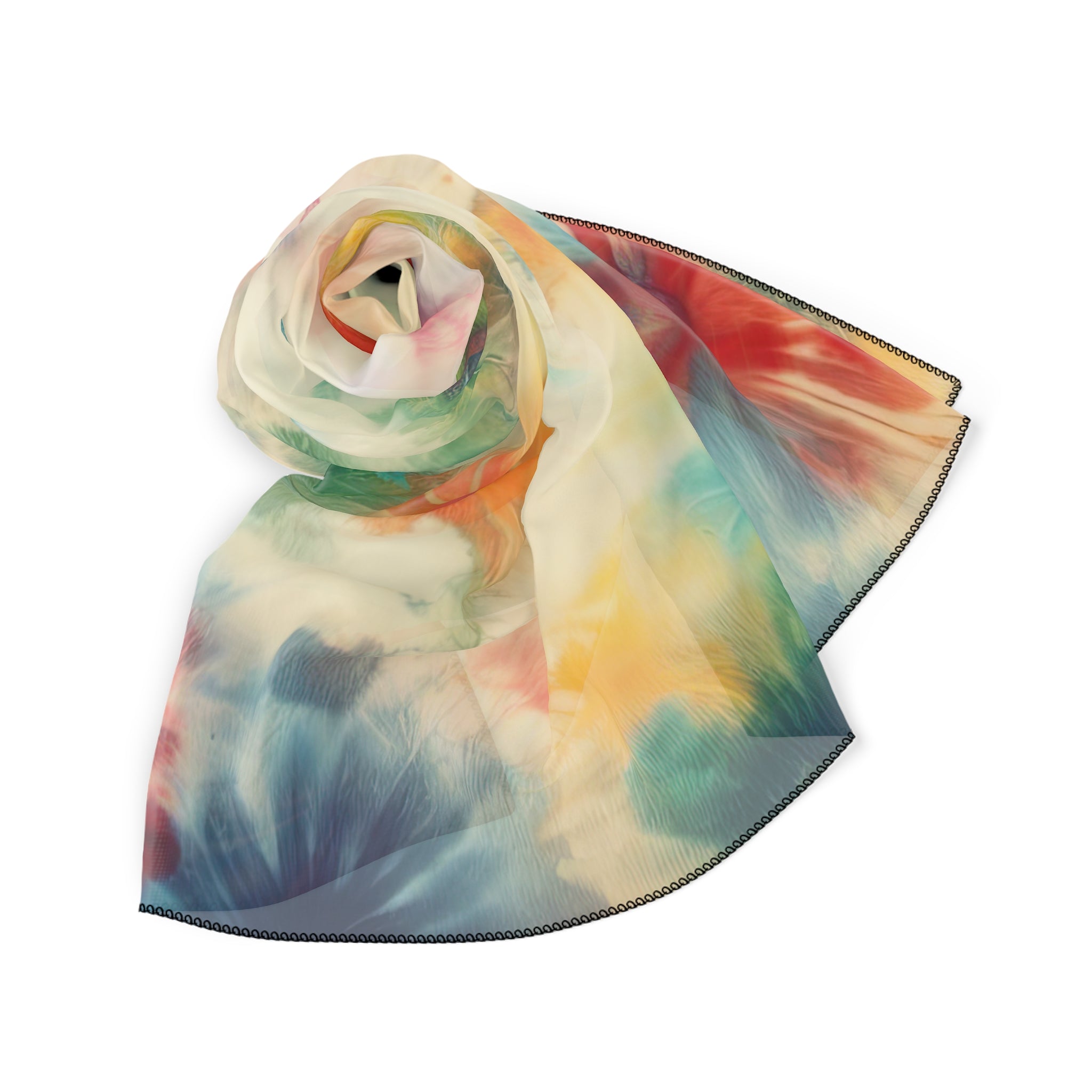 Vibrant Splash - Poly Scarf