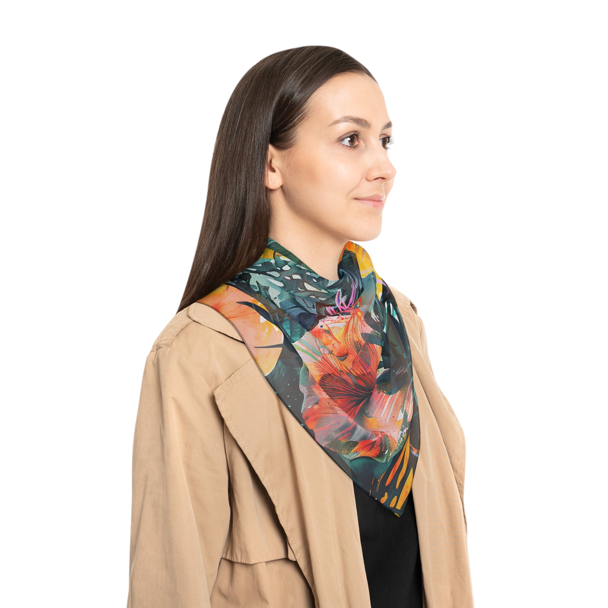 Poly Petals  - Lightweight Scarf