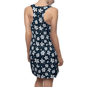 Sleek AOP Dress: Fashion-forward Women's Racerback