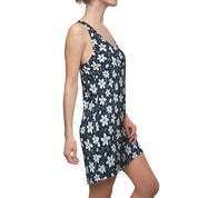 Sleek AOP Dress: Fashion-forward Women's Racerback