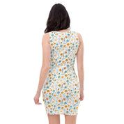 Bold Petals Bodycon Dress | Vibrant Elegance - StylzHub