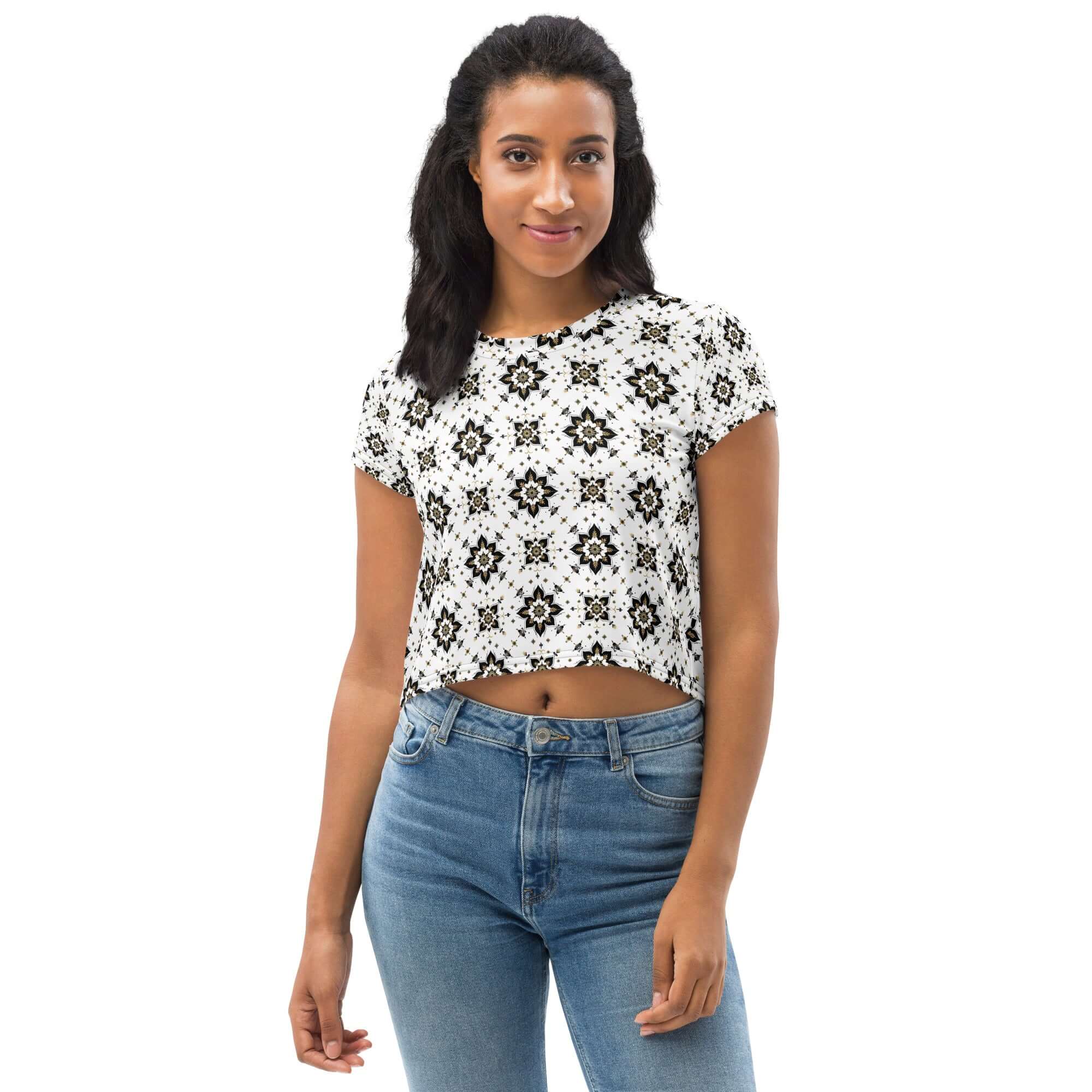 Sleek and Stylish Crop Tee