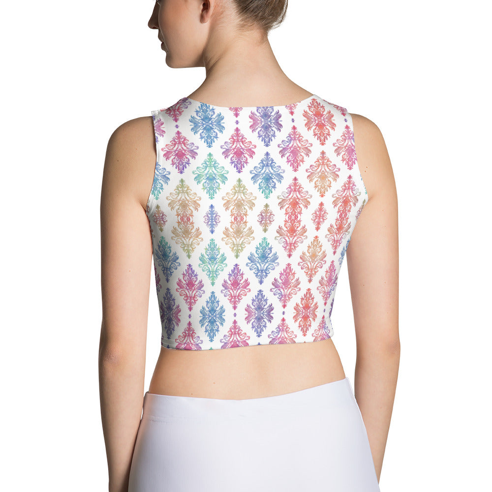 Intricate Lace Art Crop Top