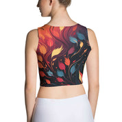 Vivid Abstraction - AOP Crop Top