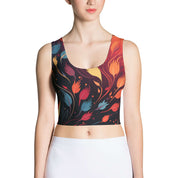 Vivid Abstraction - AOP Crop Top