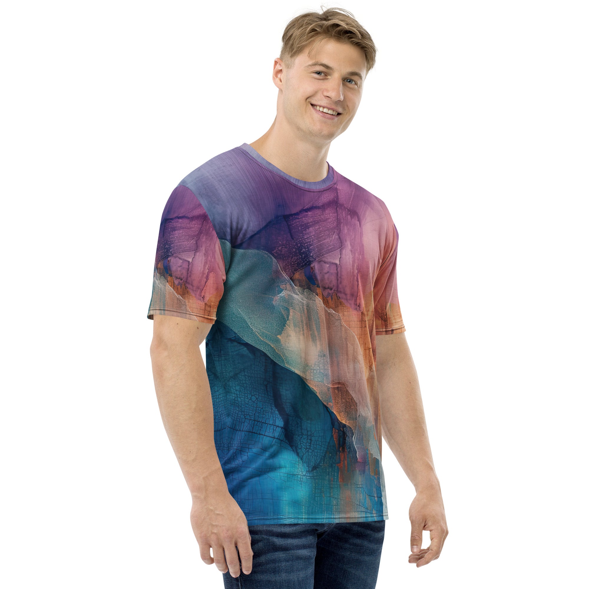 Abstract Fusion - Men's All-Over Print Tee | StylzHub