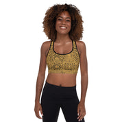 Wild Comfort Leopard Print | Padded Sports Bra