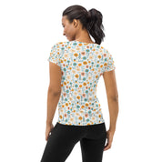 Stay Active: Women's  Athletic AOP T-shirt Bliss | StylzHub