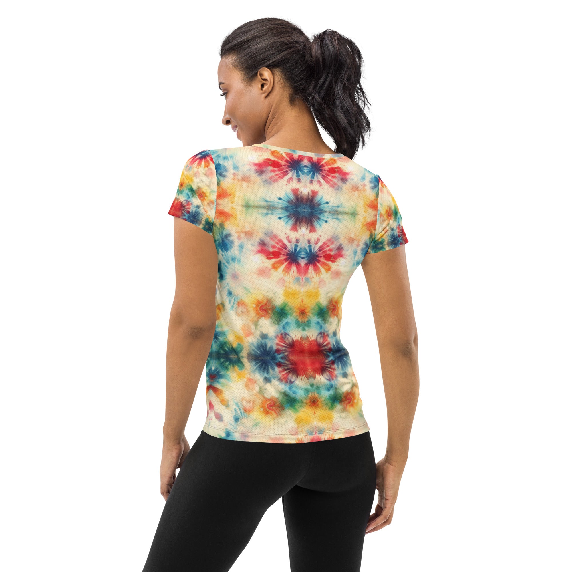 Fitness Chic: Women's Athletic AOP T-Shirt | StylzHub