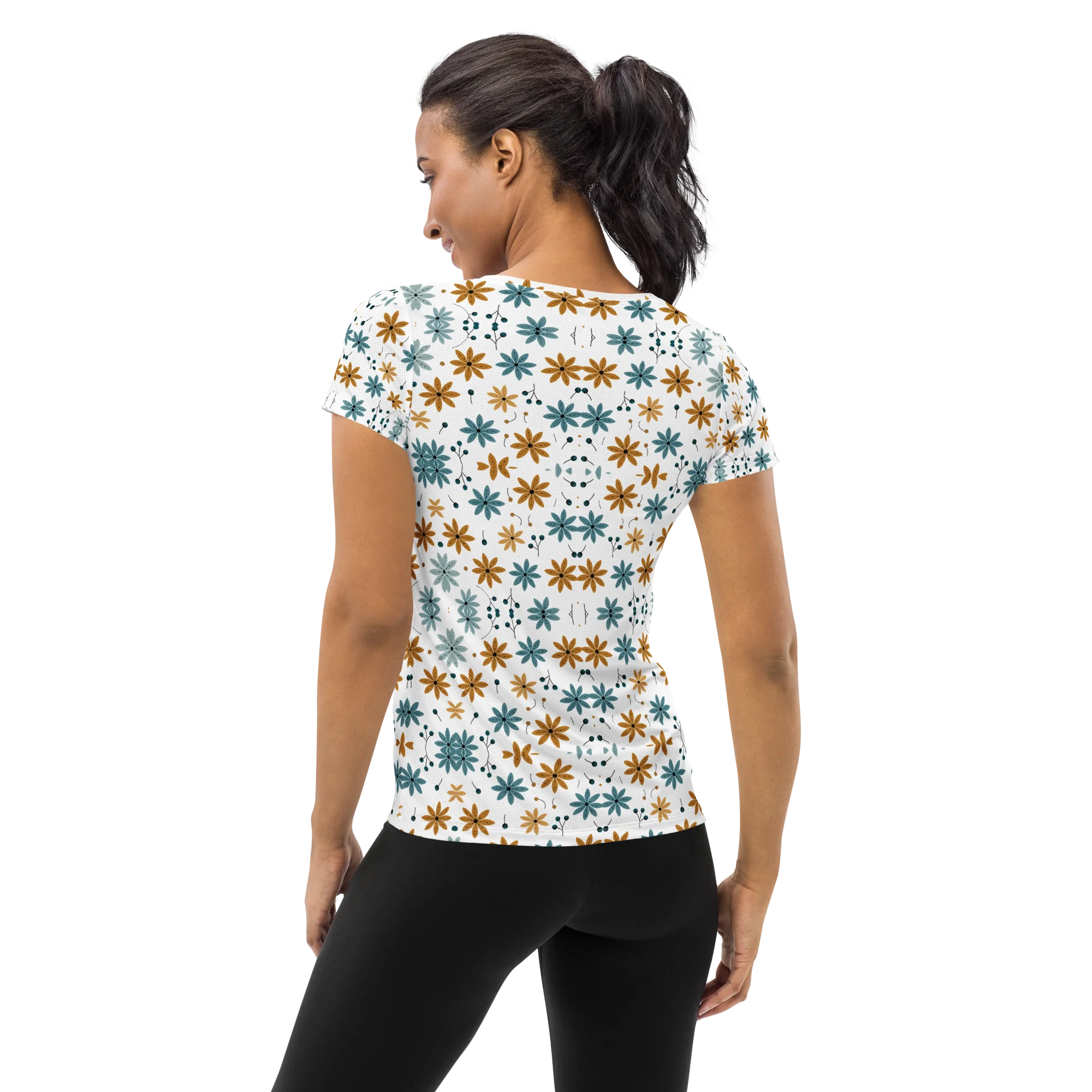 Minimalistic Flowers - Athletic T-shirt