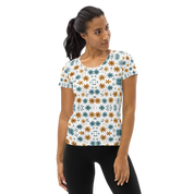 Minimalistic Flowers - Athletic T-shirt