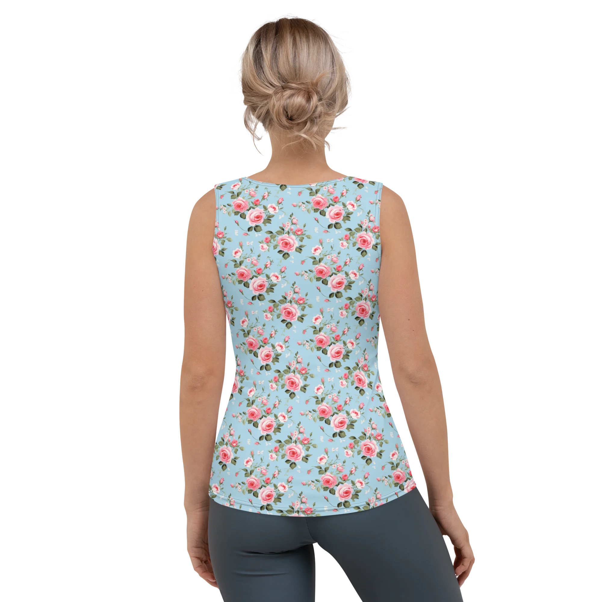 Blossom Rose - Women's Floral AOP Tank Top | StylzHub