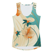 Blossom Chic - Abstract Floral Women's Tank Top | StylzHub