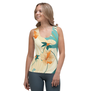 Blossom Chic - Abstract Floral Women's Tank Top | StylzHub