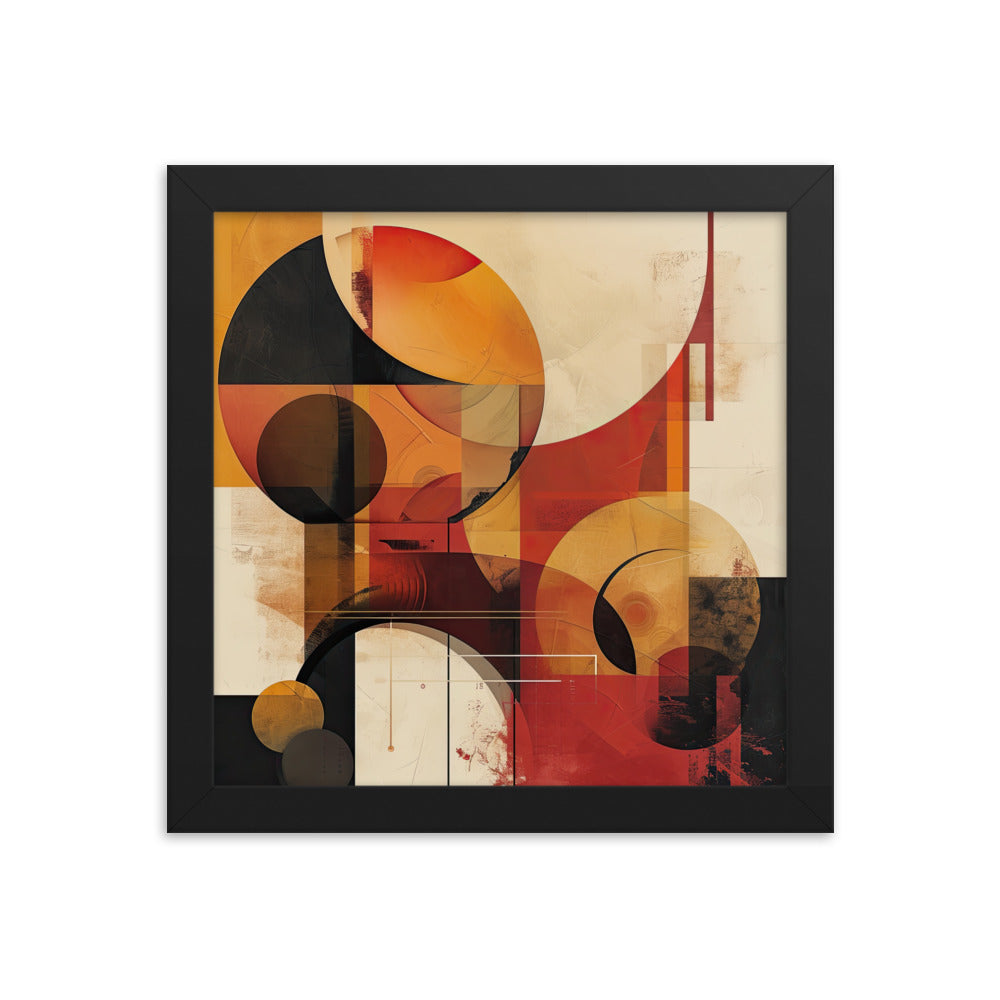 Shape Snap - Abstract Framed Poster