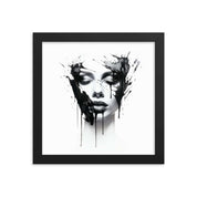 Abstract Face Art - Framed poster | StylzHub