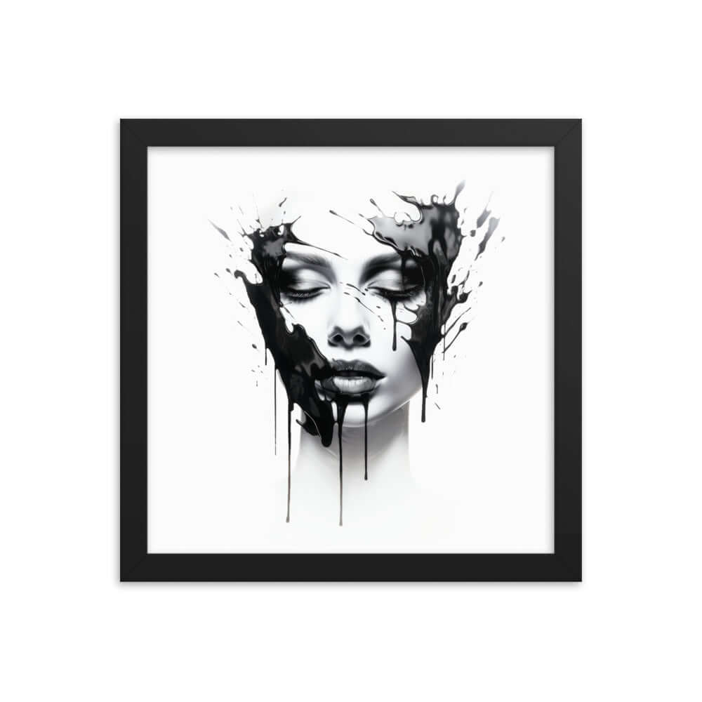 Abstract Face Art - Framed poster | StylzHub