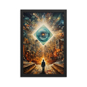 Matted Framed Poster of Perception Art