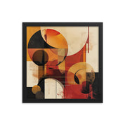 Shape Snap - Abstract Framed Poster