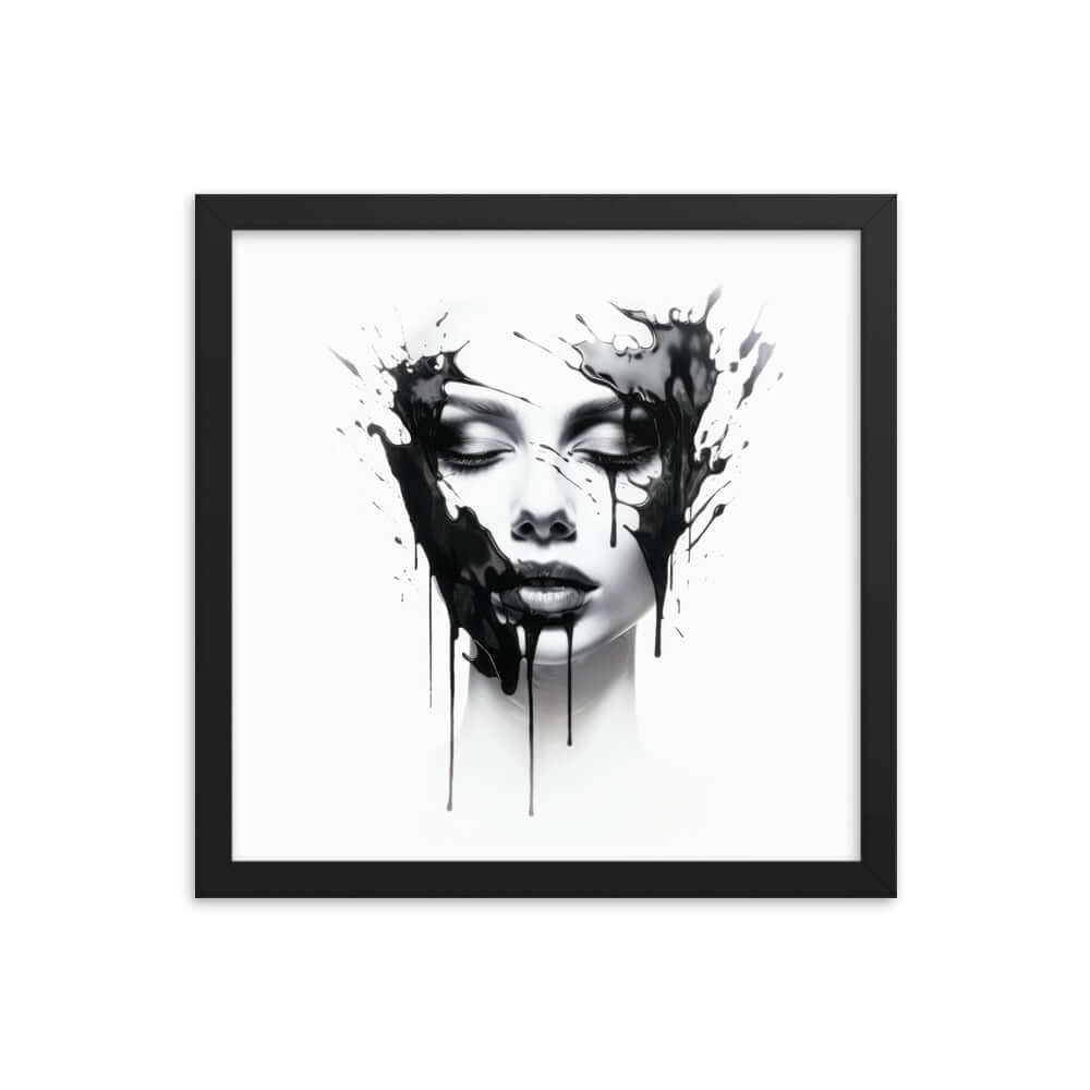 Abstract Face Art - Framed poster | StylzHub