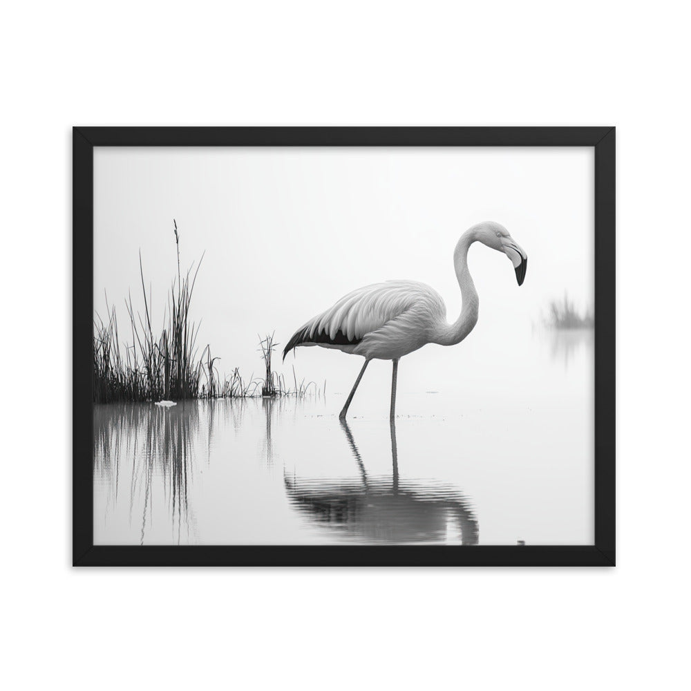 Flamingo - Framed wall art