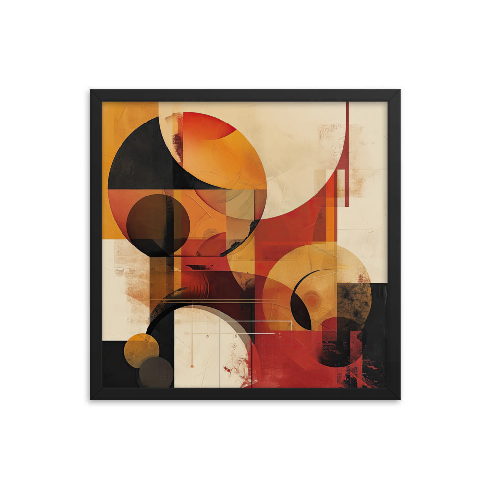 Shape Snap - Abstract Framed Poster