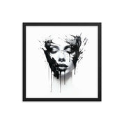 Abstract Face Art - Framed poster | StylzHub