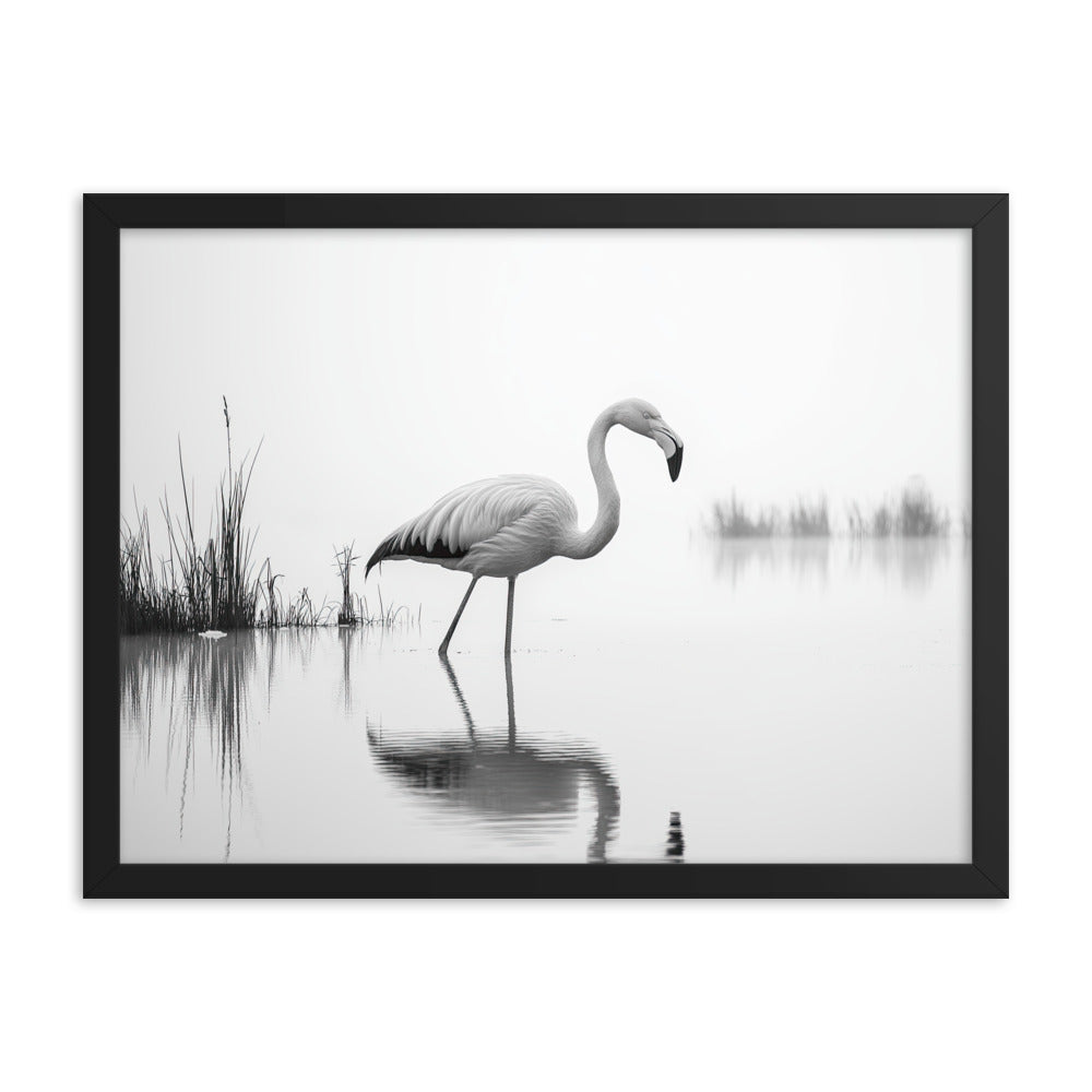 Flamingo - Framed wall art