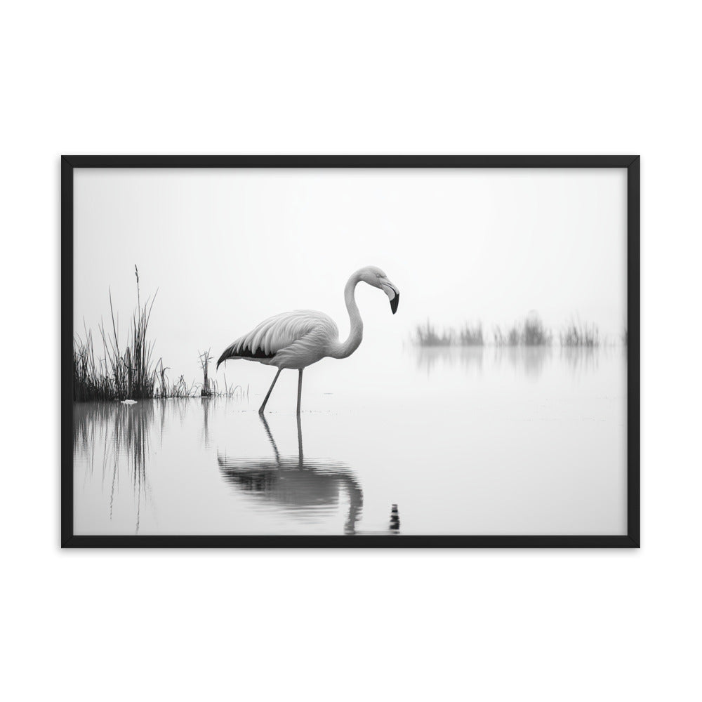 Flamingo - Framed wall art