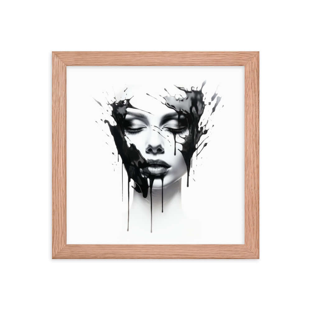 Abstract Face Art - Framed poster | StylzHub