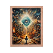 Matted Framed Poster of Perception Art