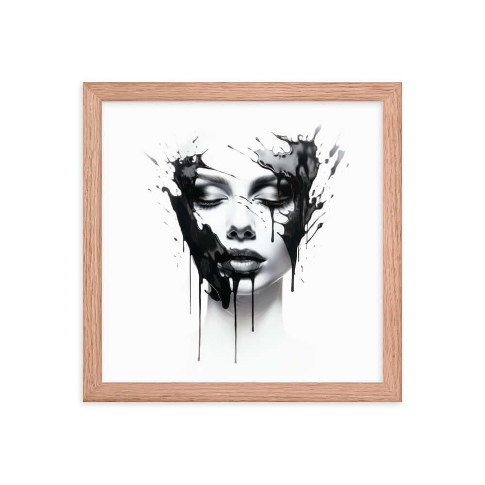 Abstract Face Art - Framed poster | StylzHub