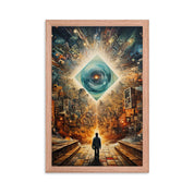 Matted Framed Poster of Perception Art