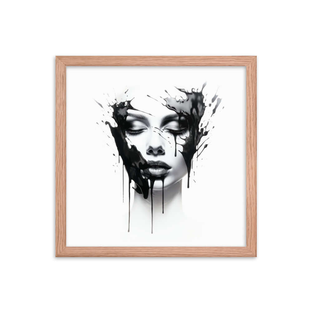 Abstract Face Art - Framed poster | StylzHub