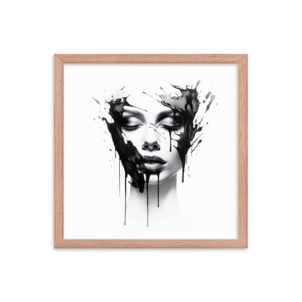 Abstract Face Art - Framed poster | StylzHub