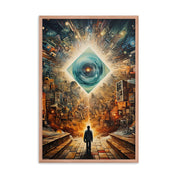 Matted Framed Poster of Perception Art