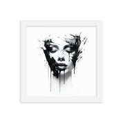 Abstract Face Art - Framed poster | StylzHub