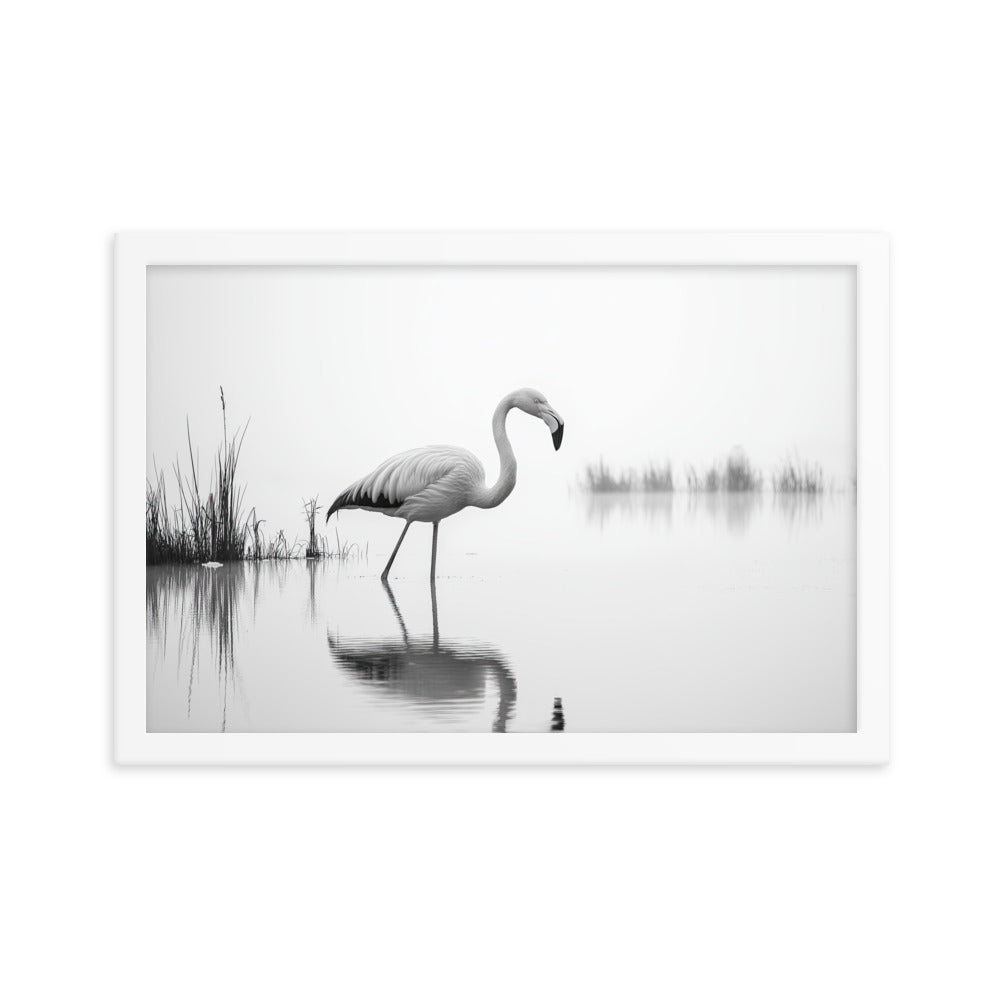 Flamingo - Framed wall art