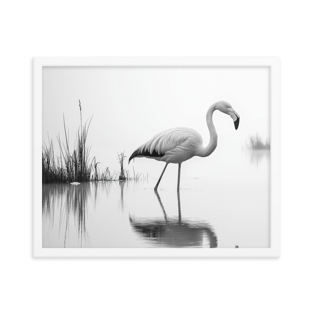 Flamingo - Framed wall art