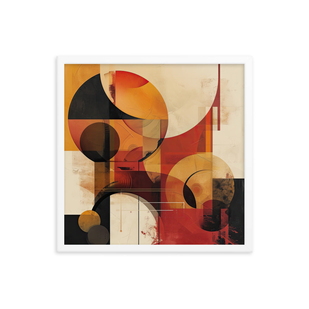 Shape Snap - Abstract Framed Poster