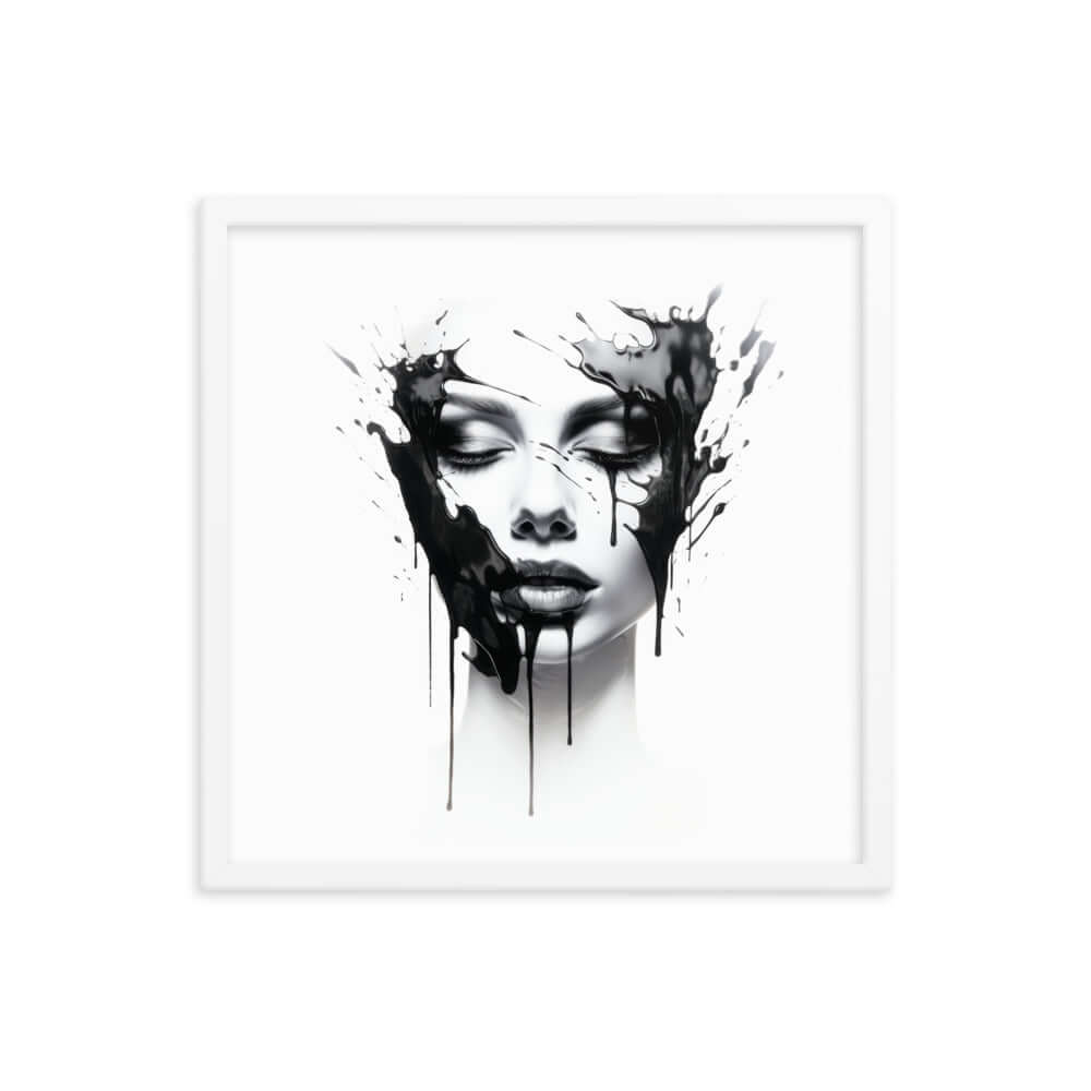 Abstract Face Art - Framed poster | StylzHub