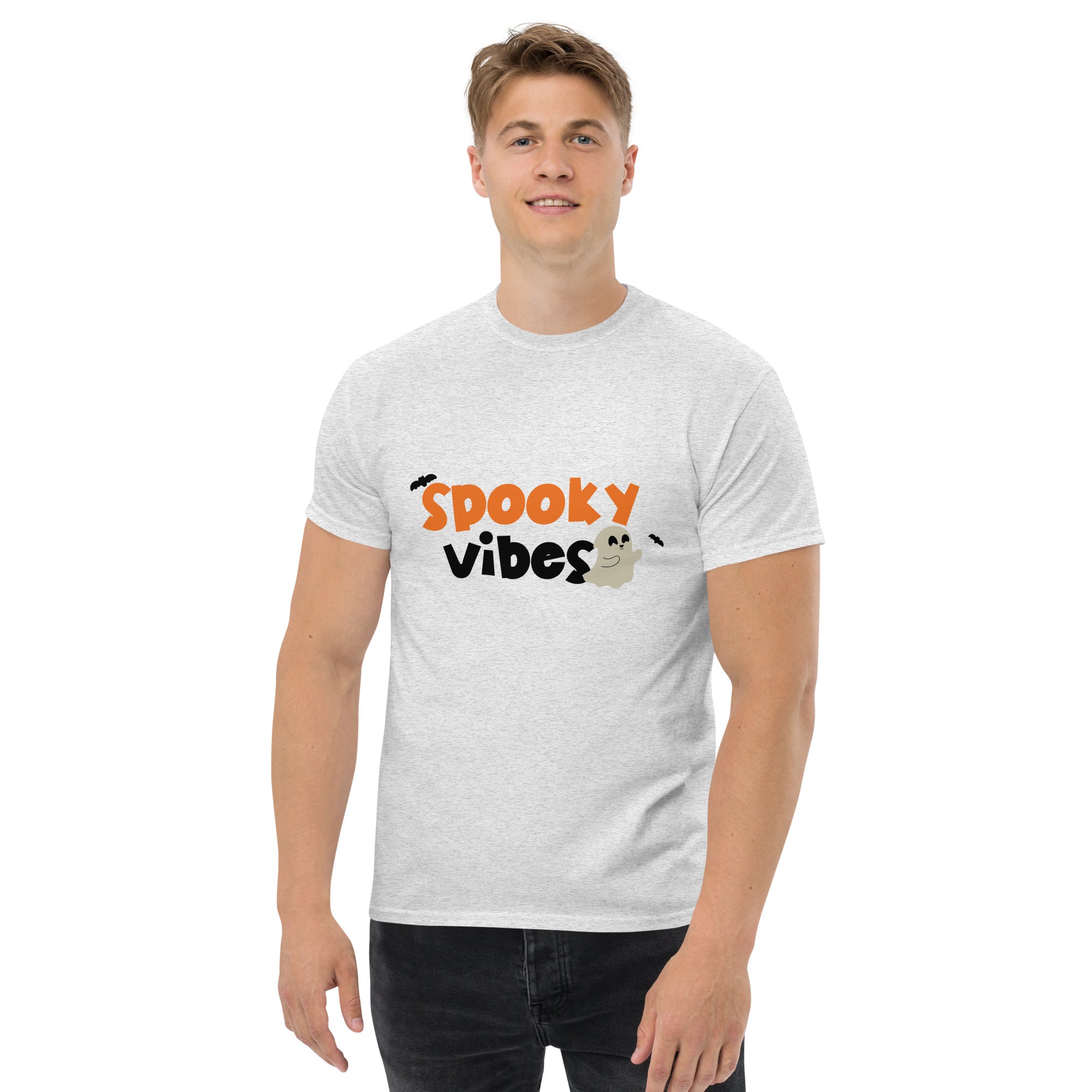 Spooky vibes: Men's Classic Cotton Tee | StylzHub