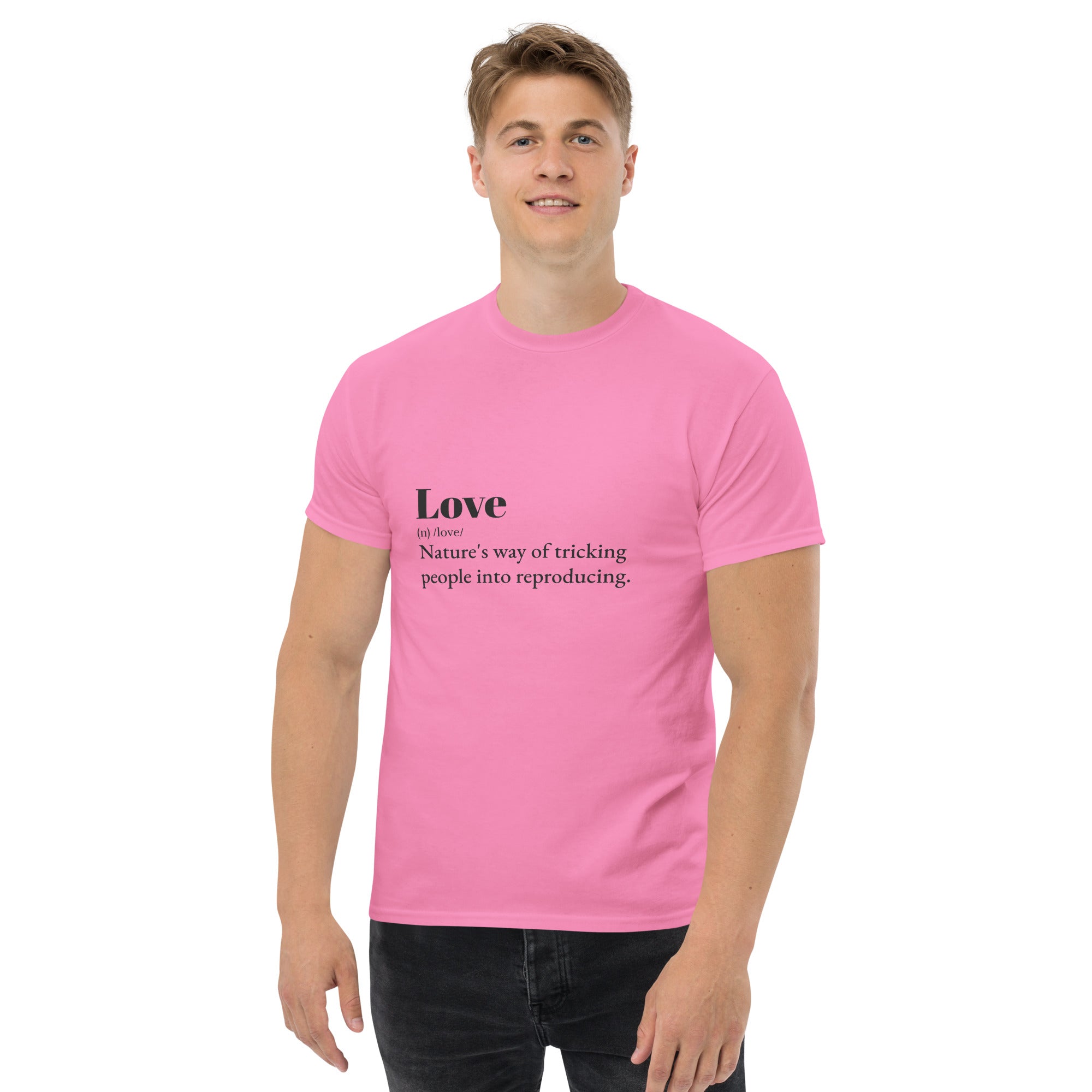 Love quote - Men's Classic Cotton Tee