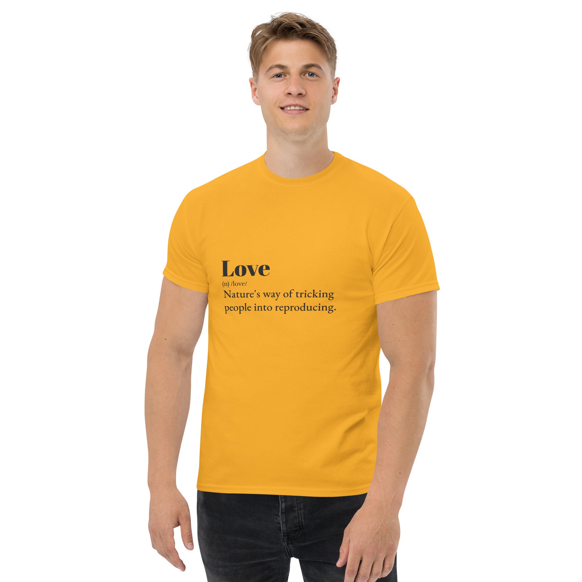 Love quote - Men's Classic Cotton Tee