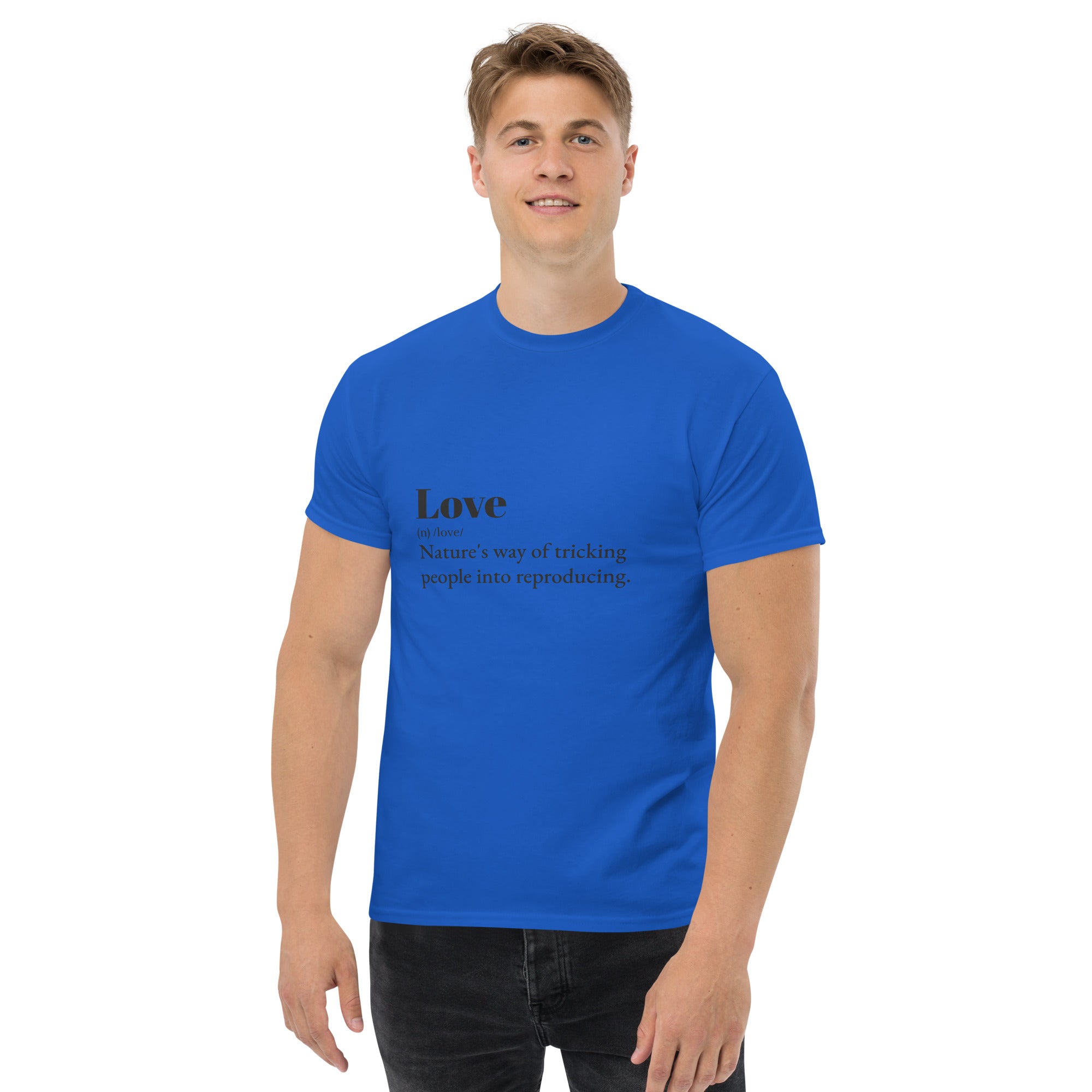 Love quote - Men's Classic Cotton Tee