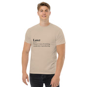 Love quote - Men's Classic Cotton Tee