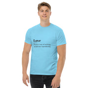 Love quote - Men's Classic Cotton Tee