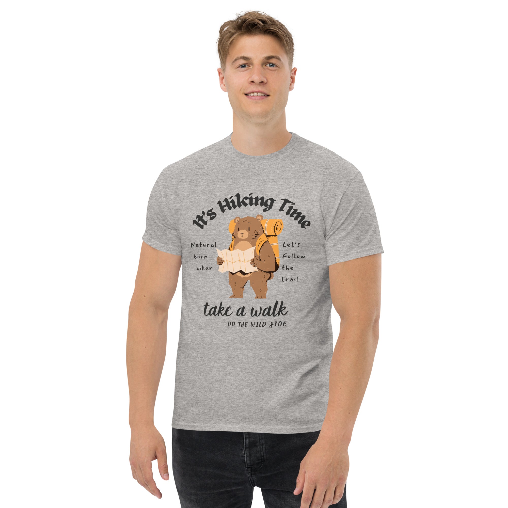 Hiking Bear - Men's classic tee